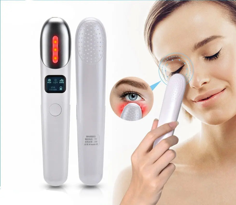Augenmassagegerät, Mikrostrom Antifalten Massagegerät Wiederaufladbar 3 Massagemodus für Tränensäcke, Dunkle Kreise, Augenringe, Schwellungenn Augenmassagegerät, Mikrostrom Antifalten Massagegerät Wiederaufladbar 3 Massagemodus für Tränensäcke, Dunkle Kreise, Augenringe, Schwellungenn